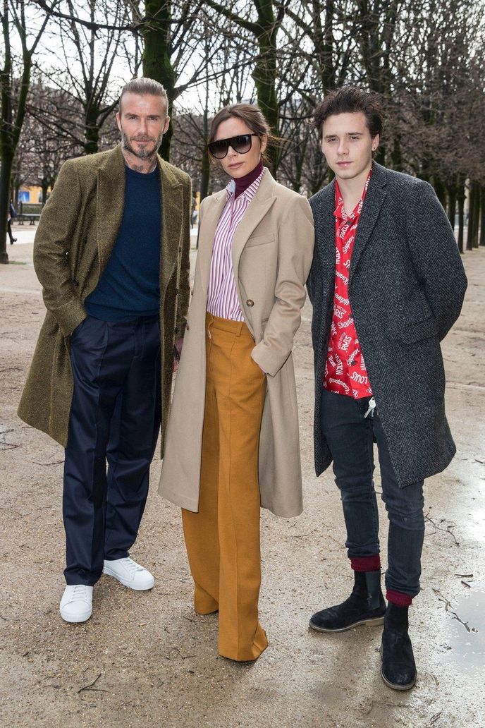 Beckhamovi si nenechali ujít přehlídku Louis Vuitton