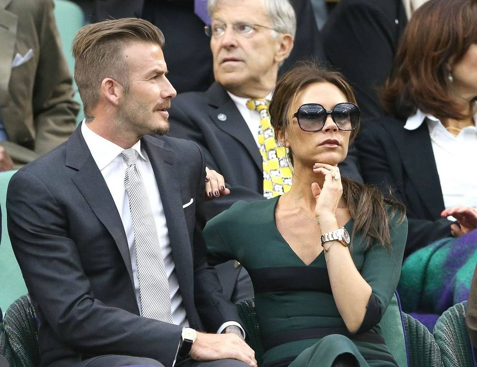 Znudění Beckhamovi na Wimbledonu