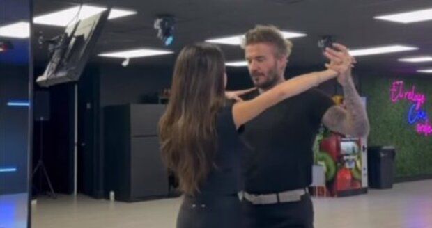 Victoria a David Beckhamovi se dali na taneční hodiny salsy.
