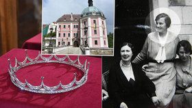 Vzácná korunka patřila komtese Eleonoře de Beaufort-Spontin, vidět ji můžete na Bečově.