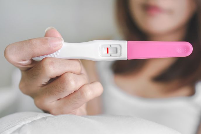 Negativní těhotenský test Negativní těhotenský test