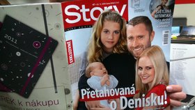 Lucie Hadašová a Jarda Bednář svou dceru poprvé ukázali na stránkách týdeníku Story.