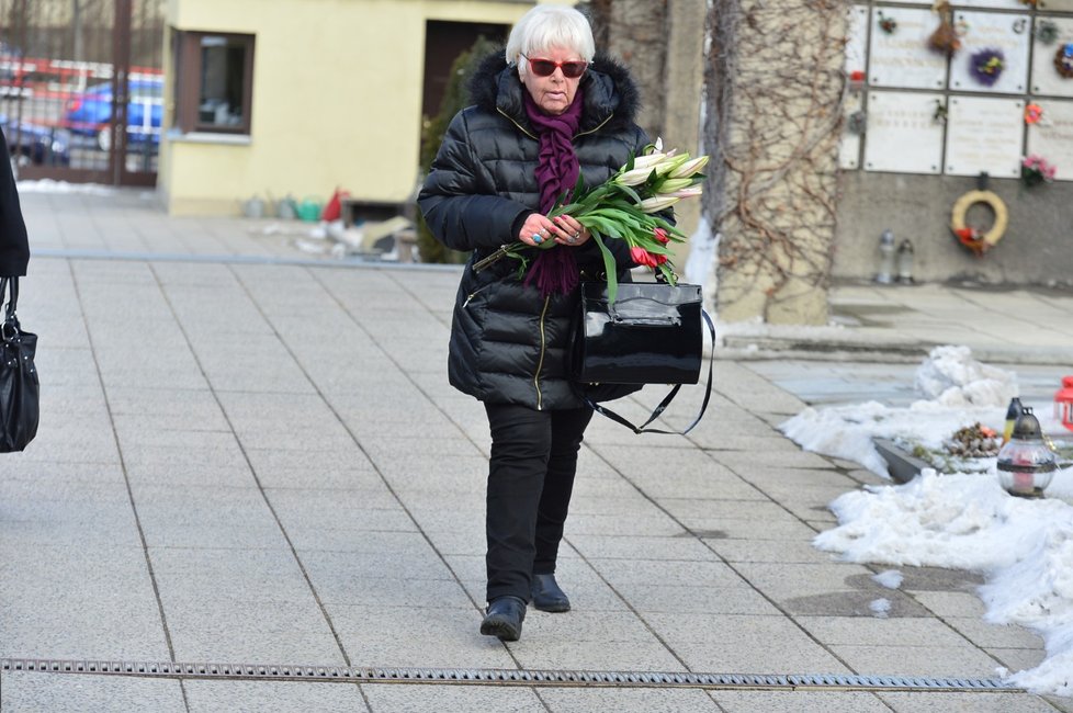 Pohřeb Vlastimila Bedrny.