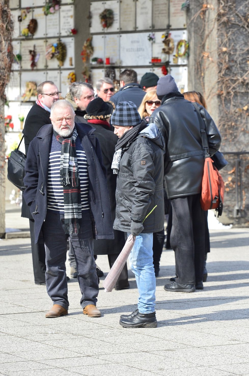 Pohřeb Vlastimila Bedrny.