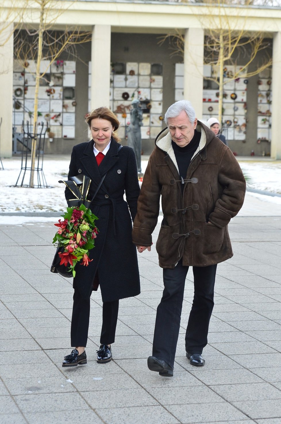 Karel Heřmánek s manželkou.