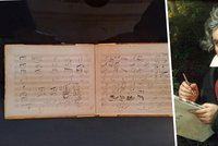 Cennost nesmírné hodnoty ukradli: Notový rukopis Beethovena uvidíte v Brně pár dní, pak jej vrátí