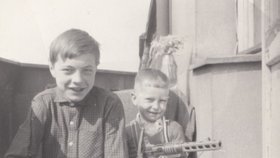 René Matoušek se svým mladším bratrem Jiřím