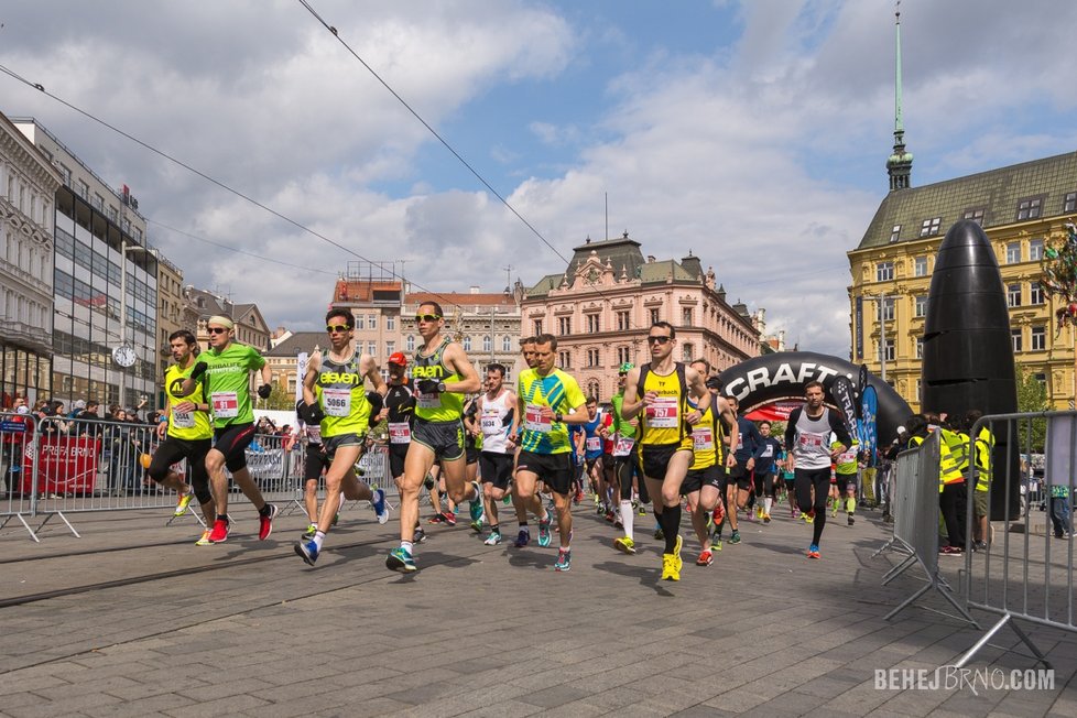 Brněnský půlmaraton se koná už pošesté.