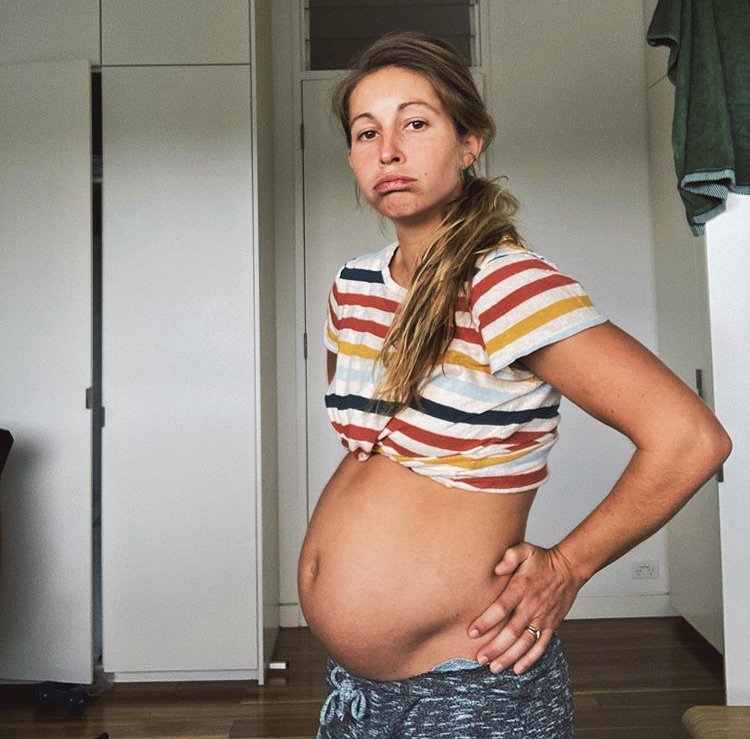 Makenna Mylerová (28) běhá po celou dobu těhotenství.