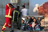 Poslední foto před výbuchem v Bejrútu: Hasič otevírá dveře skladu! Fotograf je mrtvý, krásná hasička s kolegy nezvěstní
