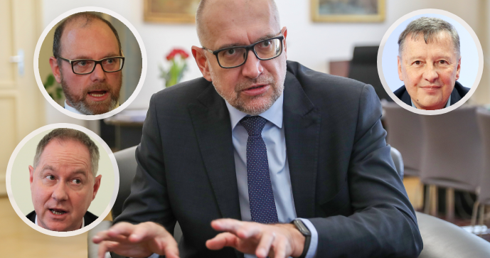 Mikuláš Bek (STAN) a bývalí ministři školství