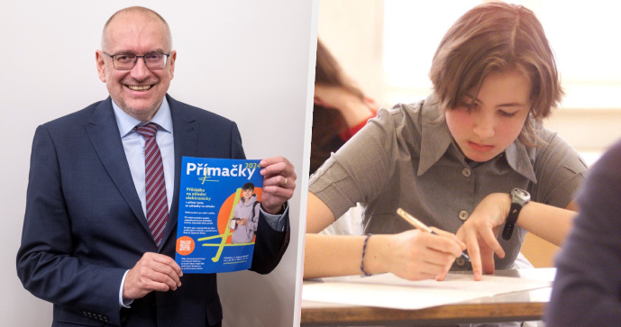 České děti čekají přijímací zkoušky.