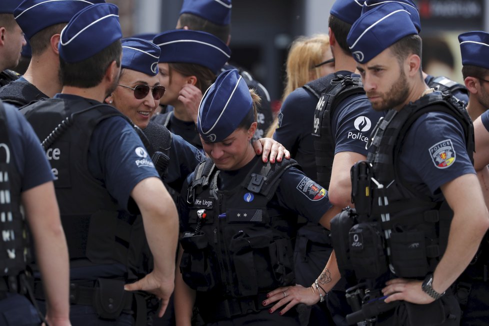 V Lutychu drželi policisté i místní obyvatelé minutu ticha za oběti teroristického útoku