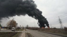 Výbuch v Belgorodu.