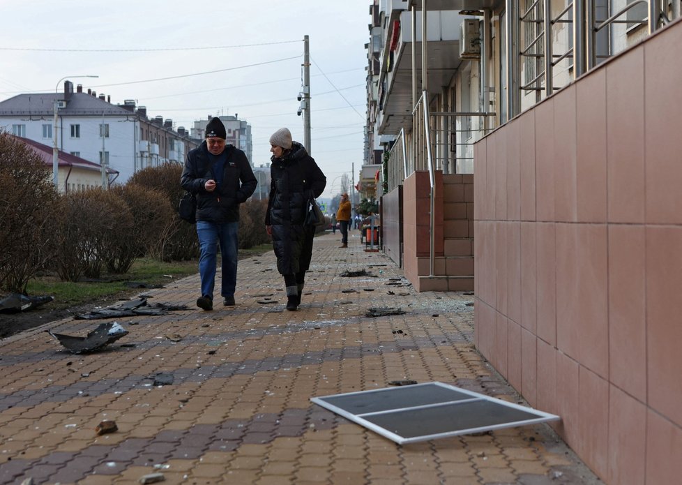Belgorod: Rusové říkají, že ukrajinský úder zabil desítky lidí. (30. 12. 2023)