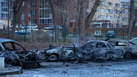 Následky ostřelování ruského Belgorodu (30.12.2023)