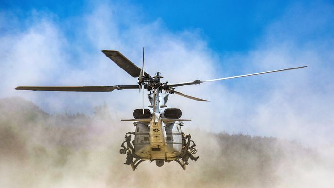 Největším uživatelem vrtulníku Bell UH-1 Venom je armáda USA