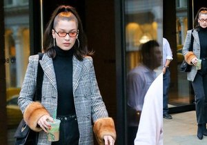 Styl podle celebrit: Pořiďte si nadčasový kabát jako Bella Hadid