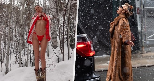 Dětská radost modelky Belly Hadidové: Mňam, vločka!
