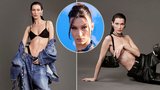 Na kost vyhublá Bella Hadidová v nové sexy kampani schytala výsměch: Vypadá trochu jako chlap?!