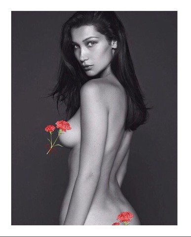 Bella Hadid pro francouzský Vogue