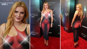 Bella Thorne dorazila na premiéru pro fanoušky oblečená neoblečená.