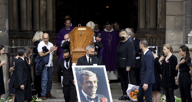 Pohřeb Jeana-Paula Belmonda (†88)