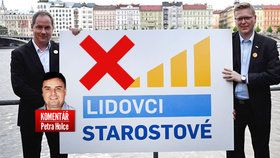 Šéfové Starostů Petr Gazdík a lidovců Pavel Bělobrádek mohou teď logo společné koalice zahodit.