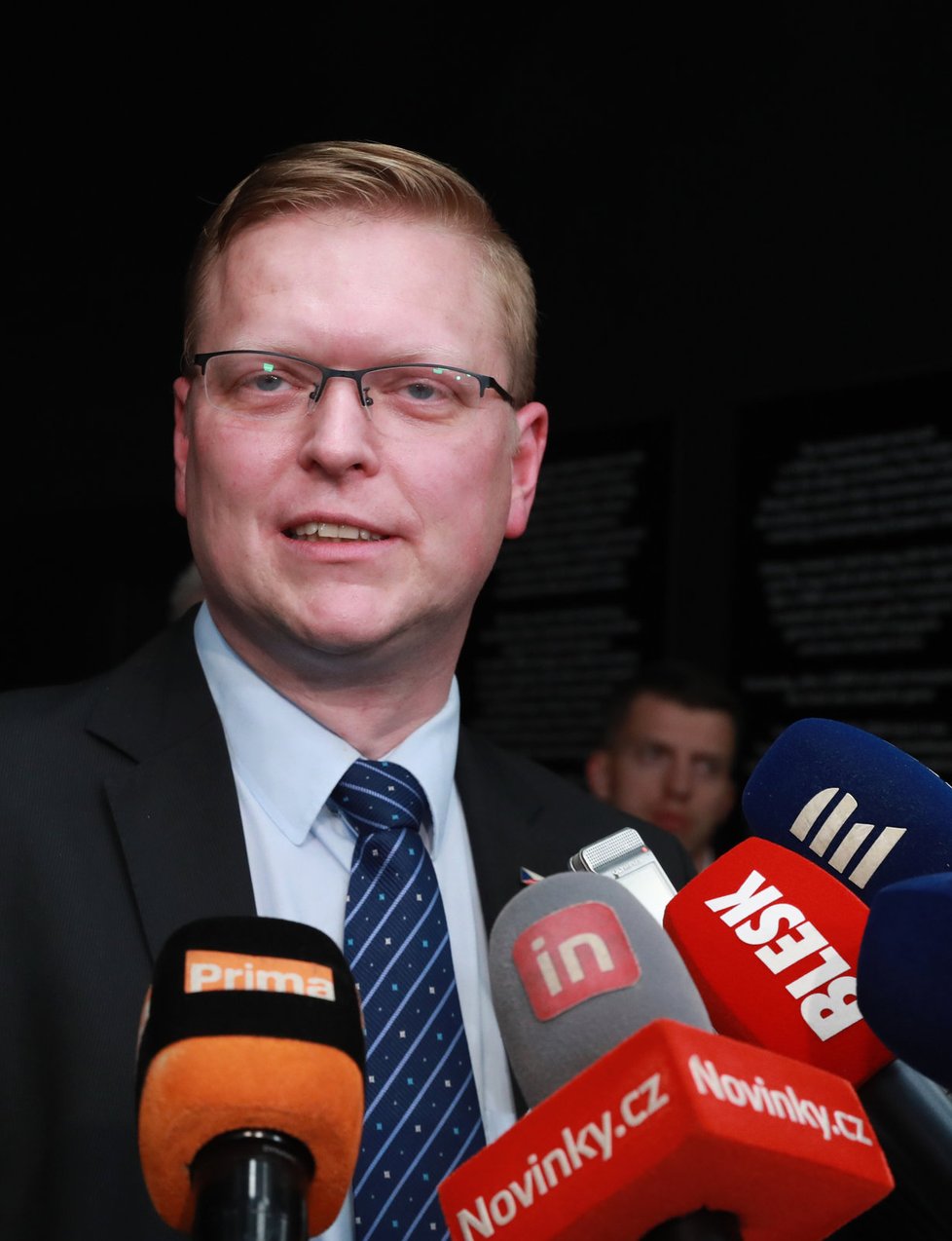 Vicepremiér Pavel Bělobrádek (KDU-ČSL) po jednání u prezidenta Miloše Zemana