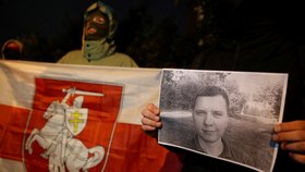 Protesty v Bělorusku po zabití ajťáka Andreje Zelcera