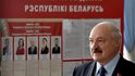 Volby v Bělorusku: Lukašenko u volební urny, (9.08.2020).