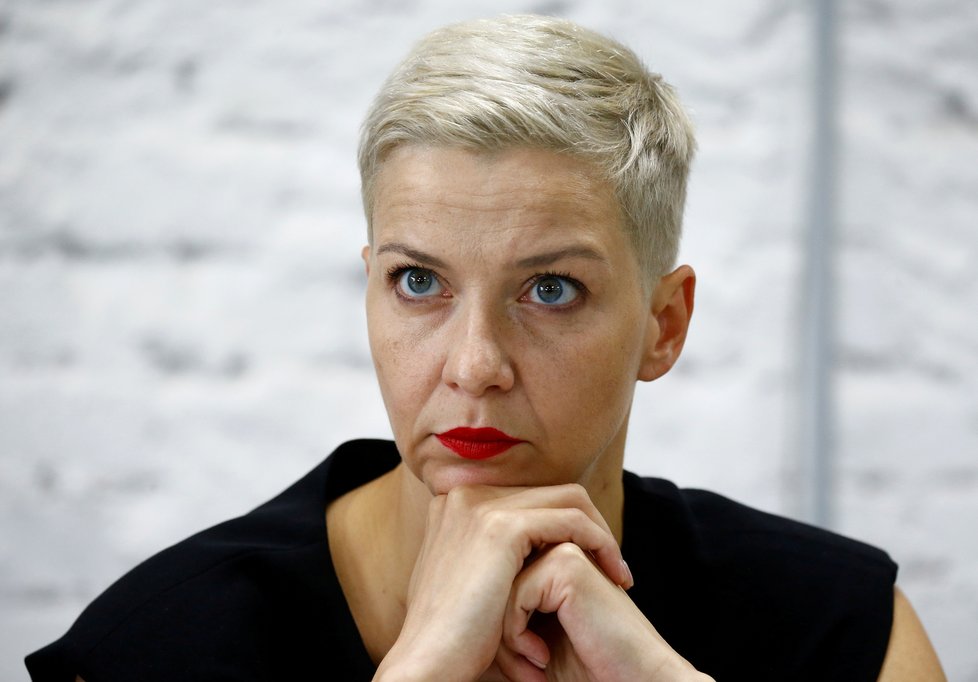 Členka vedení opoziční koordinační rady Maryja Kalesnikavová.