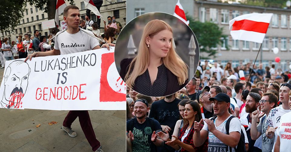 Češka Veronika, kterou unesli v Bělorusku, okomentovala současné protesty (15. 08. 2020).