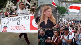 Češka Veronika, kterou unesli v Bělorusku, okomentovala současné protesty, (15.08.2020).
