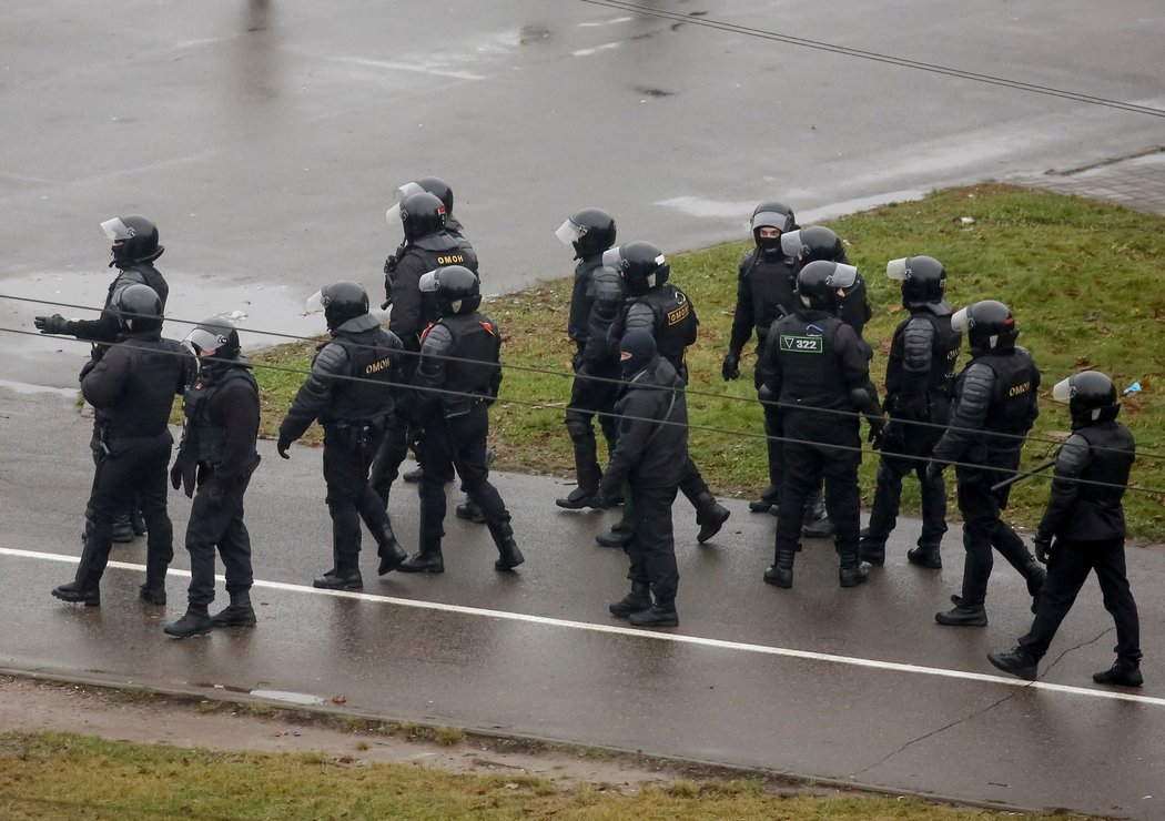 Protesty v Bělorusku pokračují, (29.11.2020).