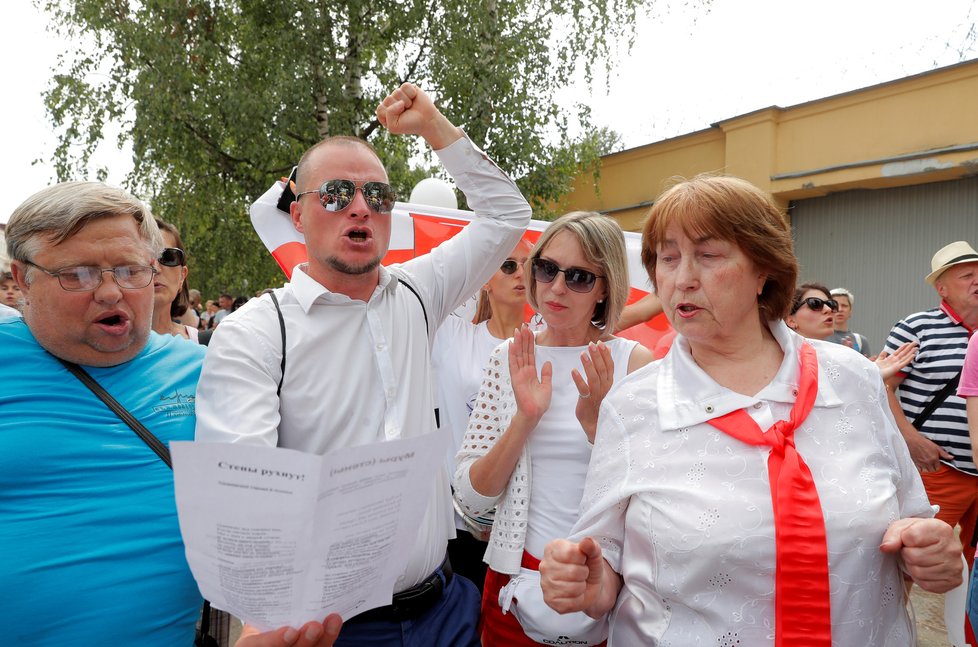 Protesty v Bělorusku