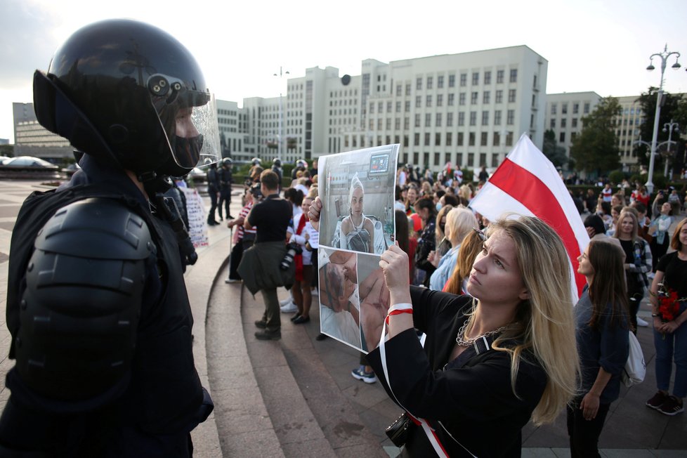 V Bělorusku pokračují protesty proti prezidentu Lukašenkovi, (6. 9. 2020).