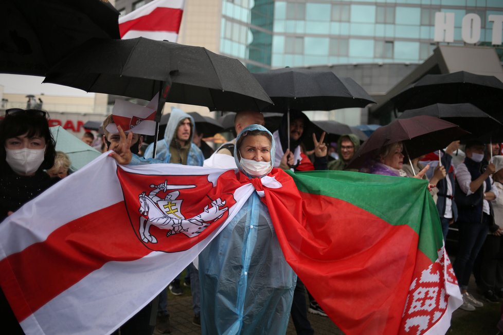 V Bělorusku pokračují protesty proti prezidentovi Lukašenkovi, (6.09.2020).