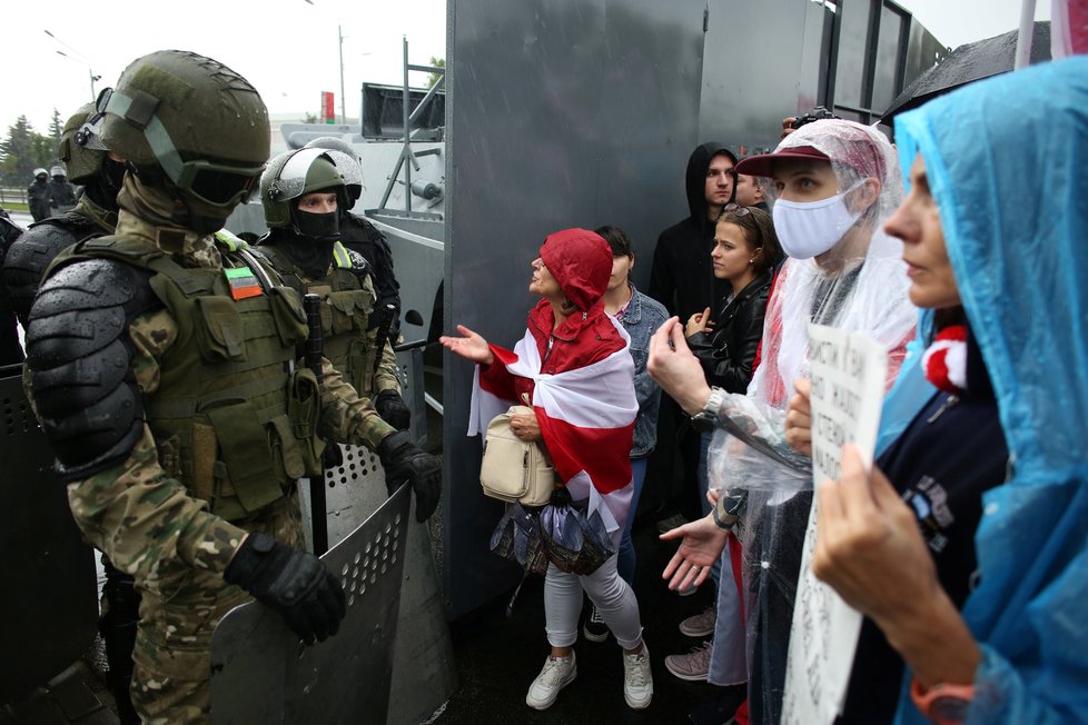 V Bělorusku pokračují protesty proti prezidentovi Lukašenkovi, (6.09.2020).