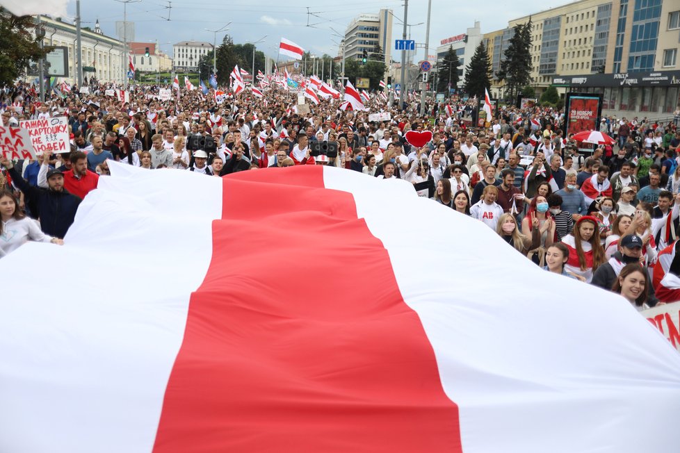 V Bělorusku pokračují protesty proti prezidentovi Lukašenkovi, (6.09.2020).