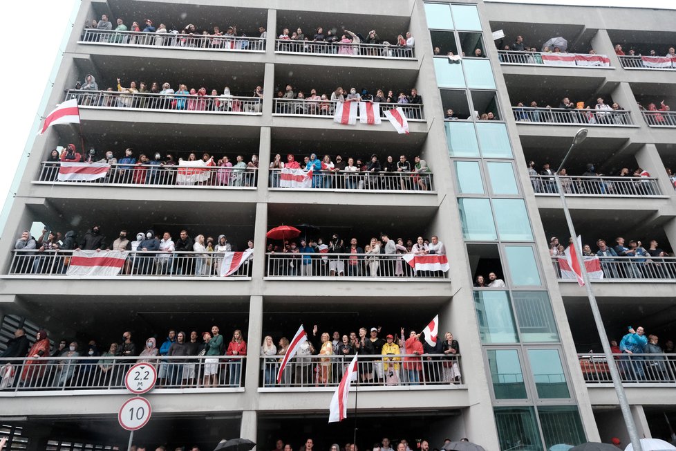 V Bělorusku pokračují protesty proti prezidentu Lukašenkovi, (6. 9. 2020).