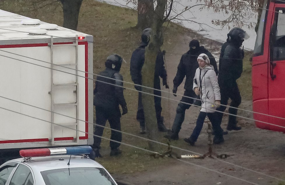 Protesty v Bělorusku pokračují, (29.11.2020).