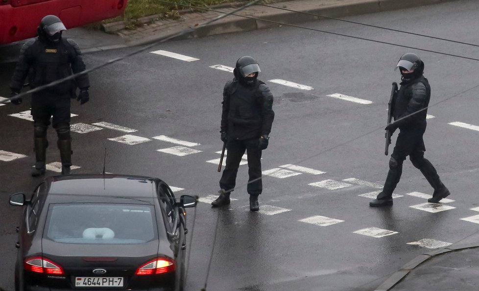 Protesty v Bělorusku pokračují (29. 11. 2020).