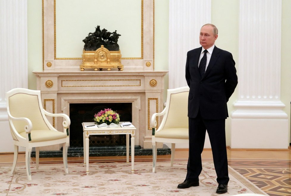 Vladimir Putin přijal Alexandra Lukašenka, Moskva, 11. března.