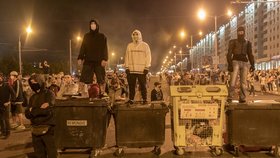V Bělorusku pokračují protesty (11. 8. 2020).
