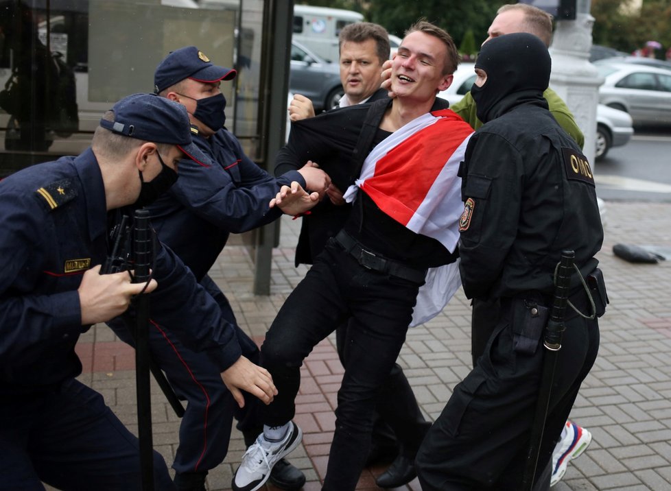 Protesty v Bělorusku. (1.9.2020)