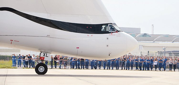 Beluga XL je nová verze velkého letadla Beluga