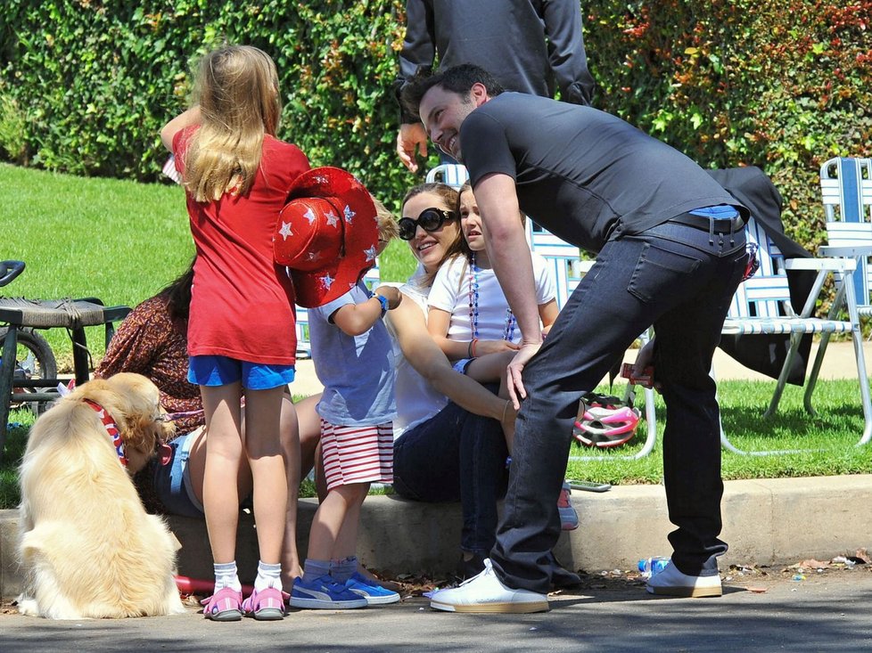 Ben Affleck a Jennifer Garner s dětmi