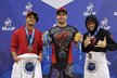 Ben Cristovao, Eldar Rafigaev a Michal Herčka na šampionátu v brazilském jiu jitsu v Paříži