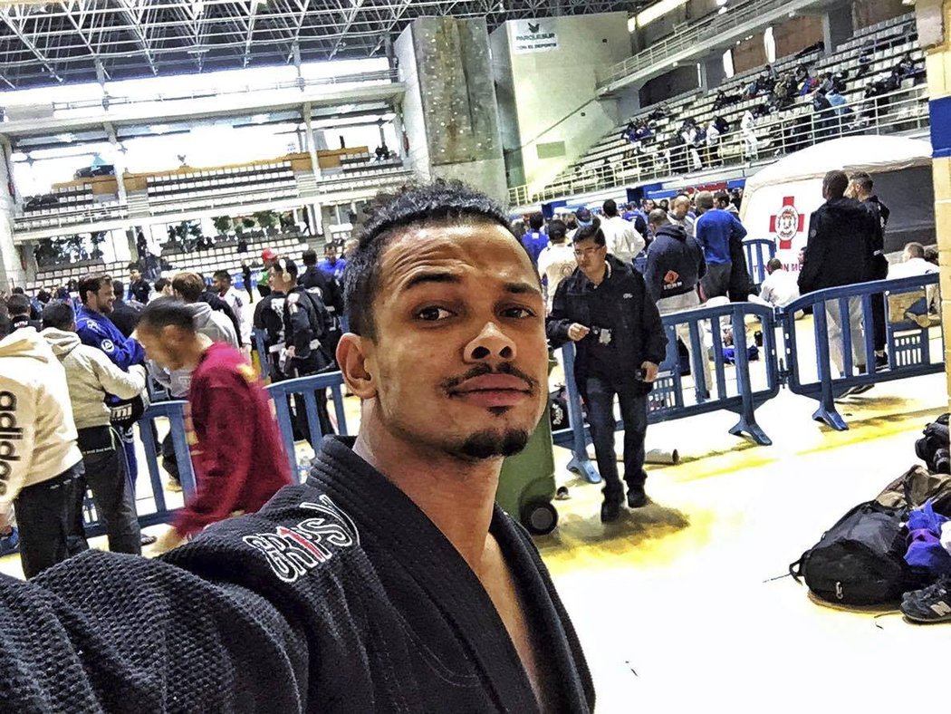 Ben Cristovao na mezinárodním šampionátu v brazilském jiu jitsu v Madridu